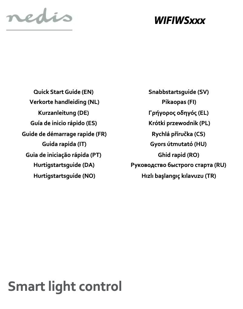Image de la première page du manuel de l'appareil WIFIWS10WT