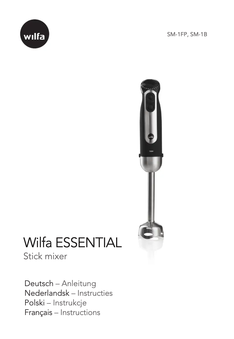 Image de la première page du manuel de l'appareil Essential SM-1B