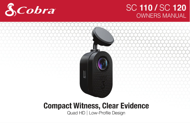 Página 1 del manual Manual de usuario Cobra SC 120