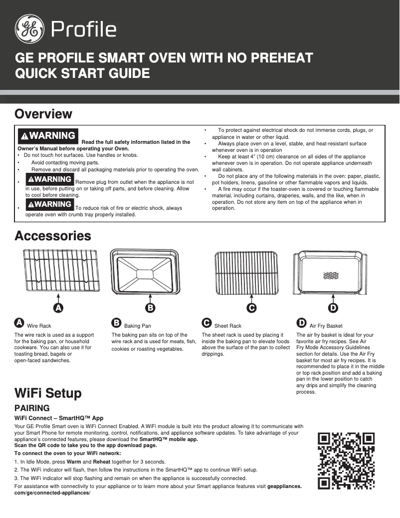Page 1 de la notice Manuel utilisateur GE Profile P9OIAAS6TBB