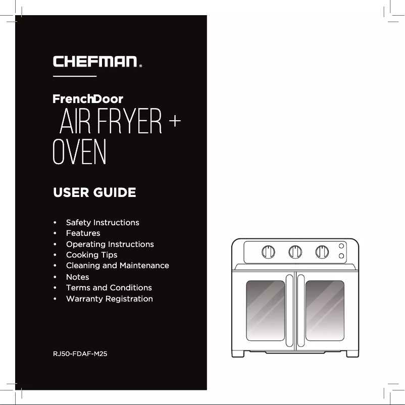 Image de la première page du manuel de l'appareil French Door RJ50-FDAF-M25