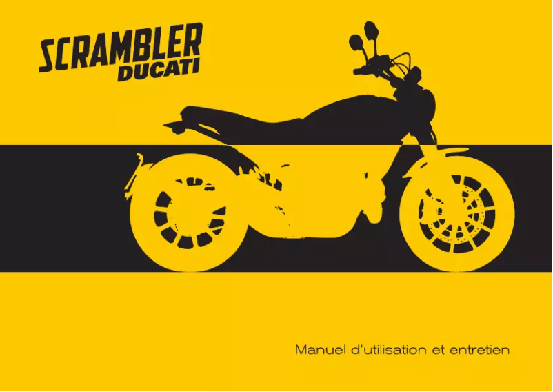 Page 1 de la notice Manuel utilisateur Ducati Icon Dark (2020)