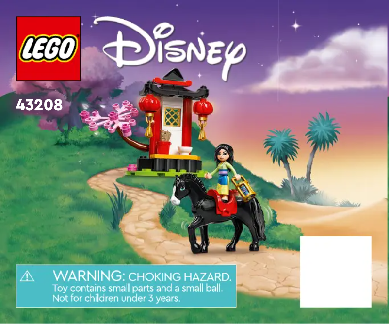 Page 1 of the manual User Manual Lego Disney 43208