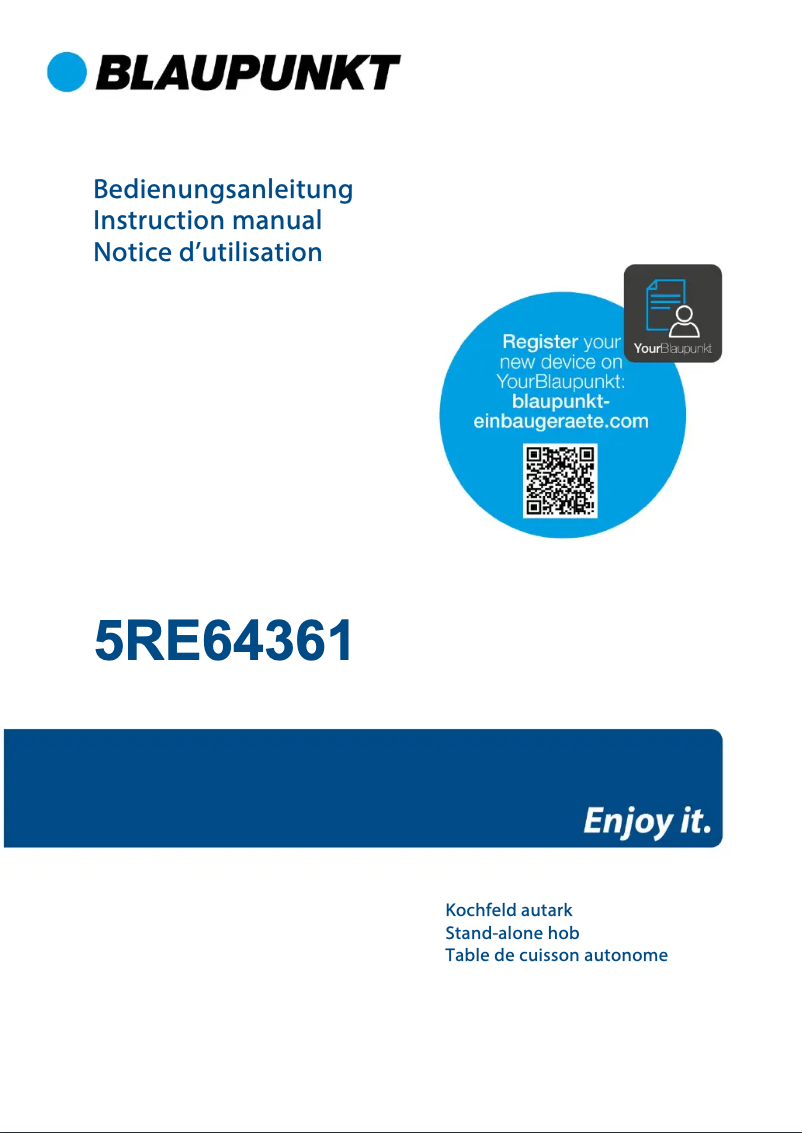 Page n°1 - Guide d'installation Blaupunkt 5RE64361