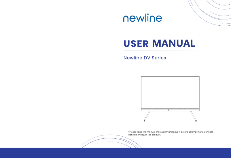 Page n°1 - Manuel utilisateur Newline DV-15023H
