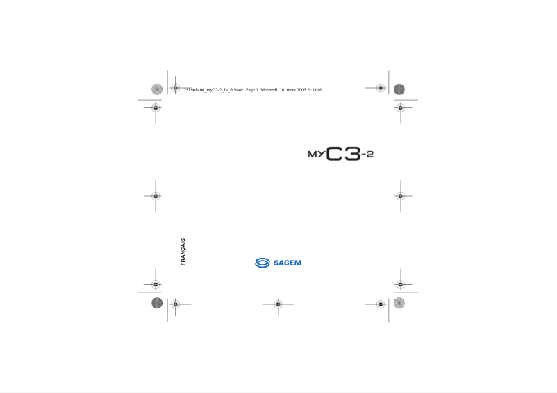 Image de la première page du manuel de l'appareil myC3-2