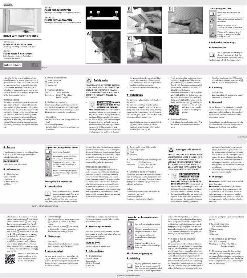 Image de la première page du manuel de l'appareil IAN 313497