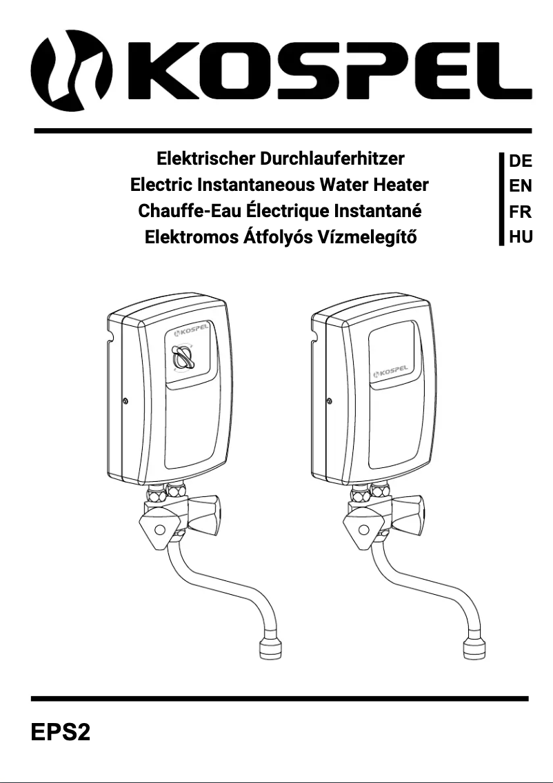 Página 1 del manual Manual de usuario Kospel EPS2