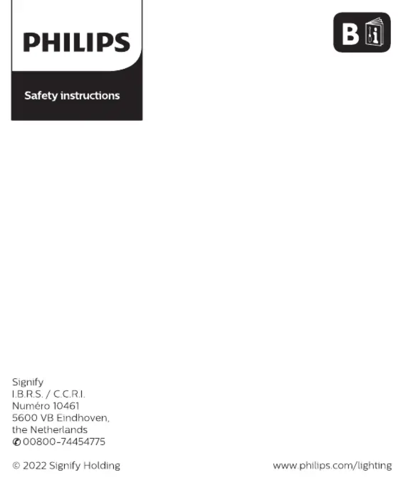 Page n°1 - Manuel utilisateur Philips Kiskadee