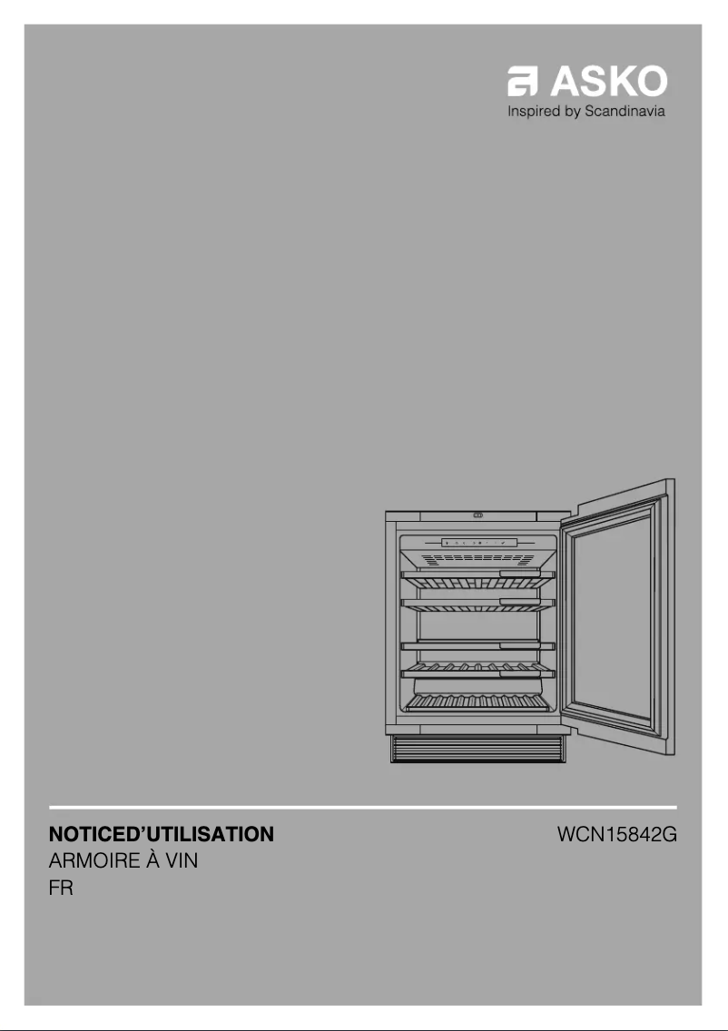 Page 1 de la notice Manuel utilisateur Asko WCN15842G