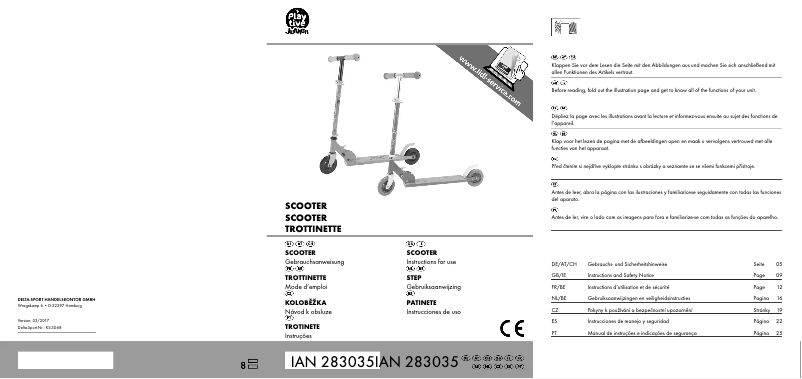 Page 1 de la notice Manuel utilisateur Playtive IAN 103005