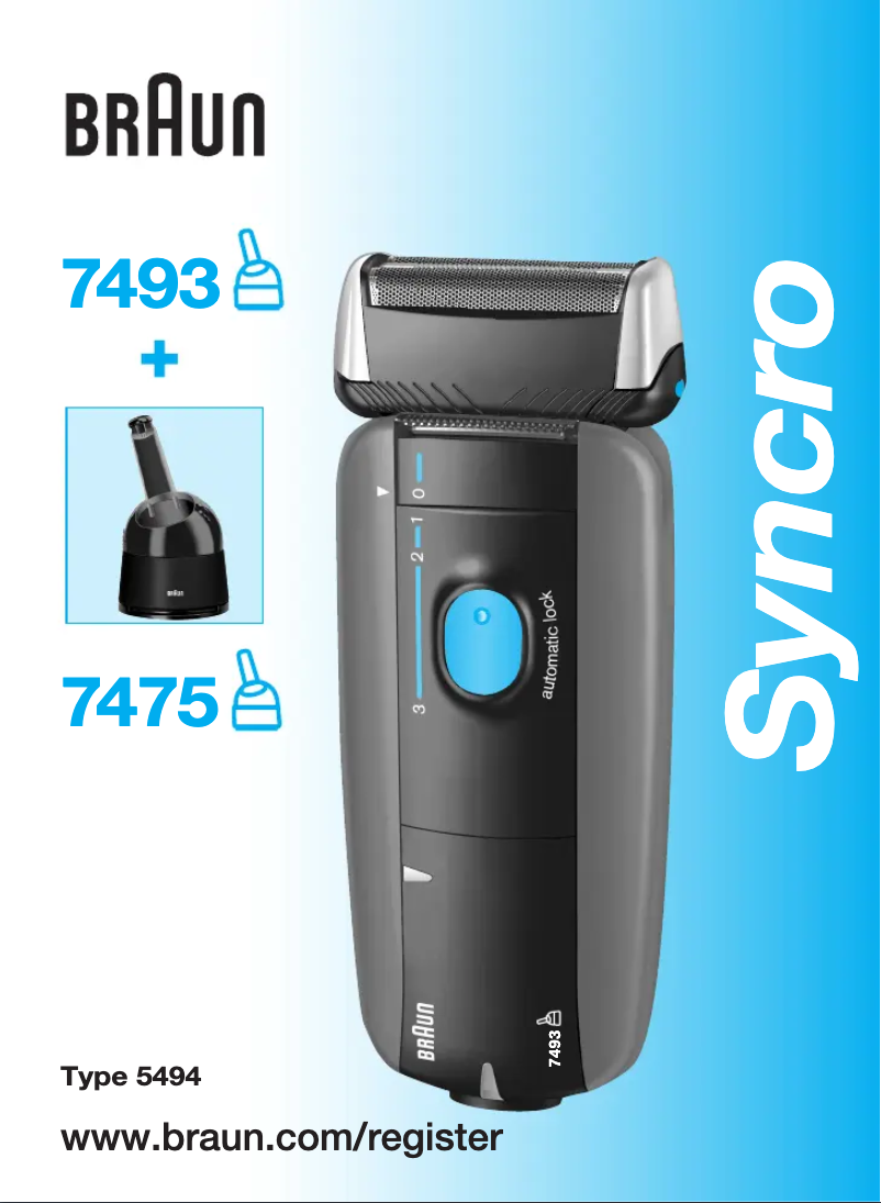 Image de la première page du manuel de l'appareil Syncro 7475