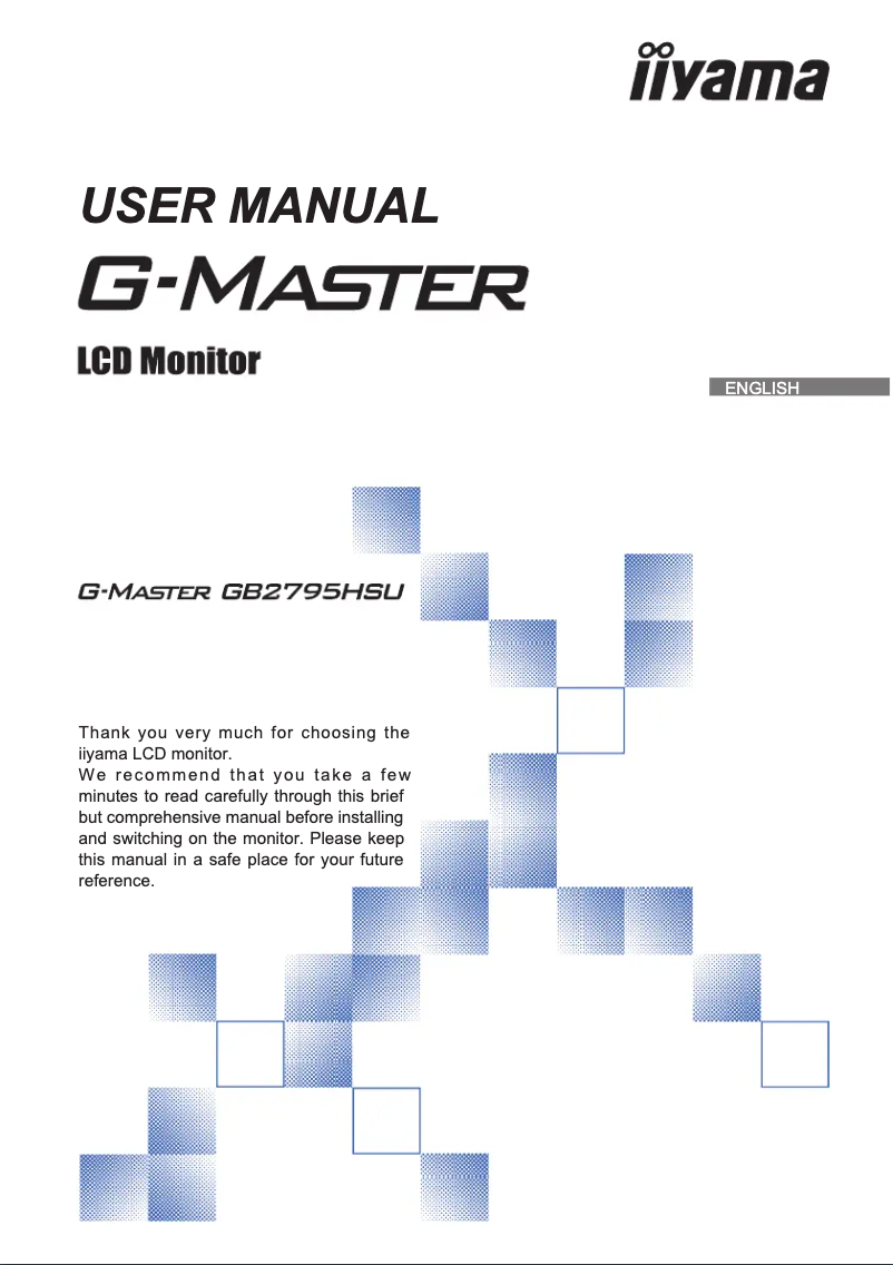 Página 1 del manual Manual de usuario Iiyama G-Master GB2795HSU
