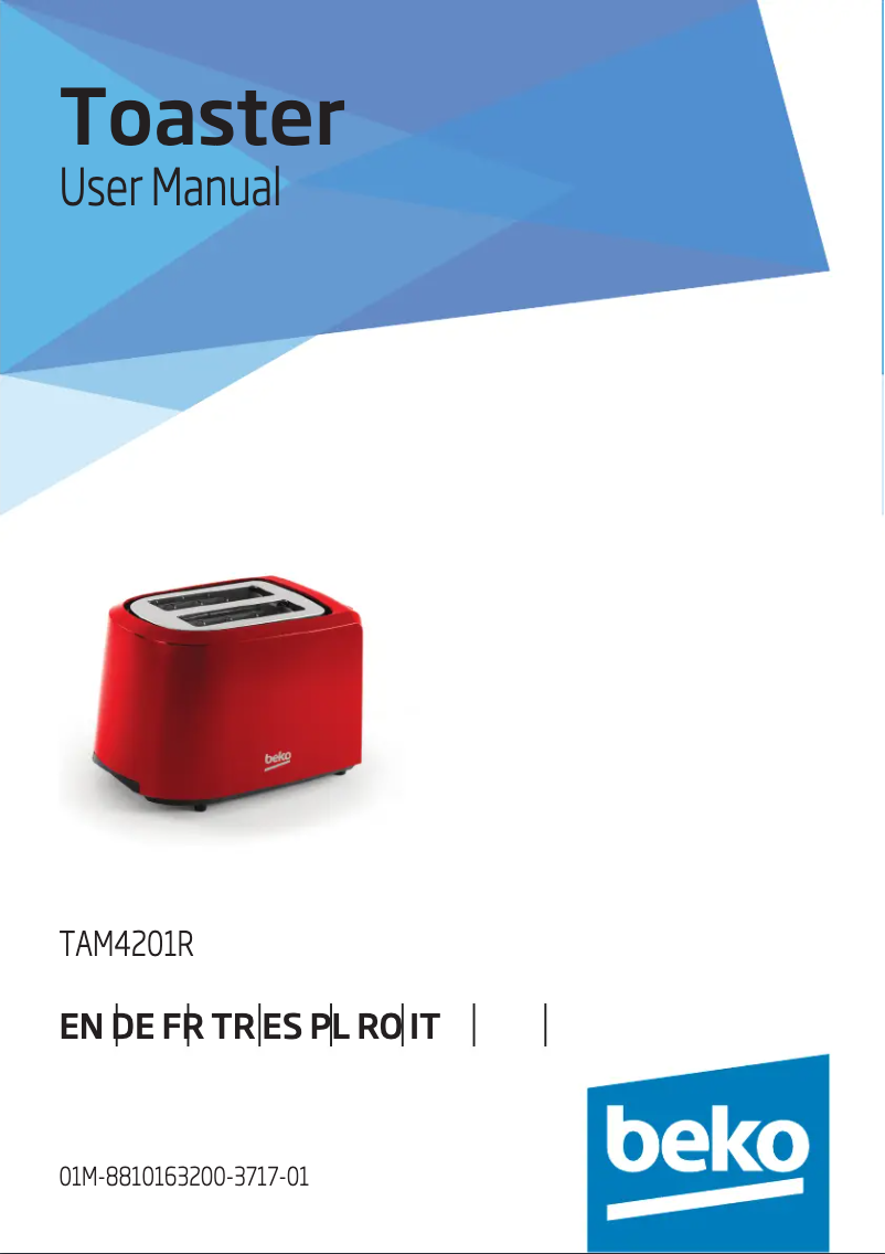 Image de la première page du manuel de l'appareil TAM4201R