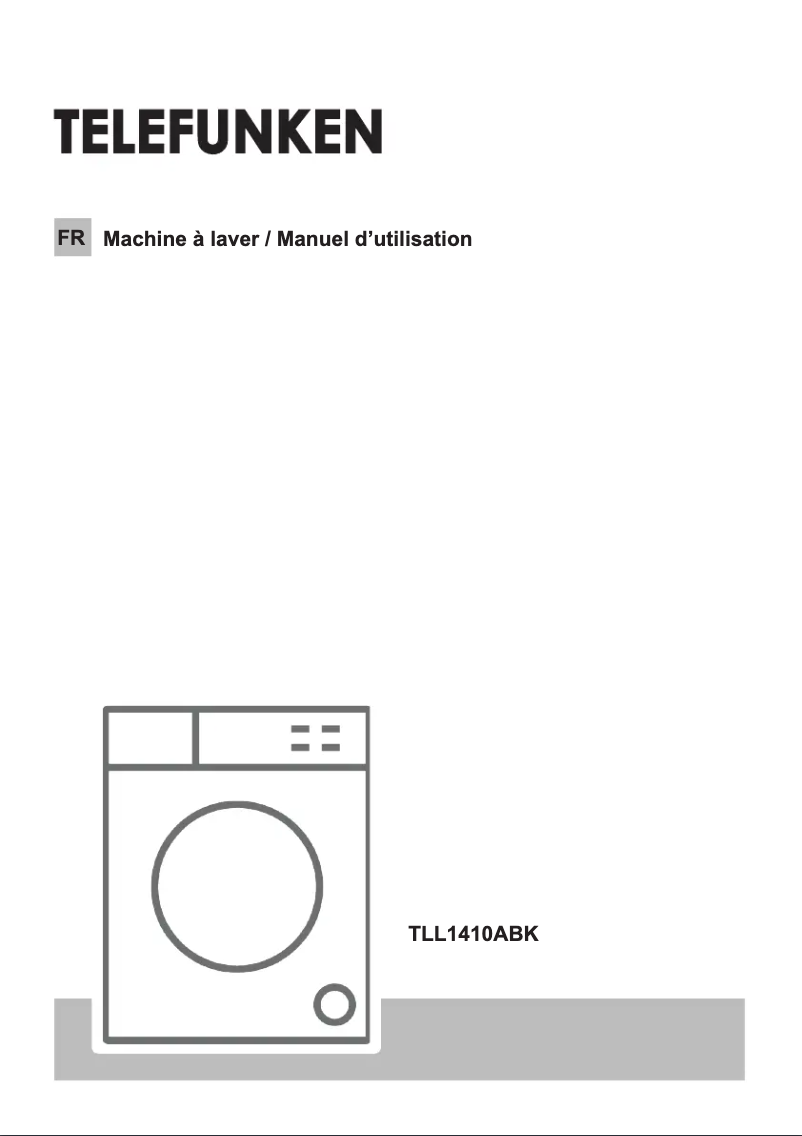 Page 1 de la notice Manuel utilisateur Telefunken TLL1410ABK