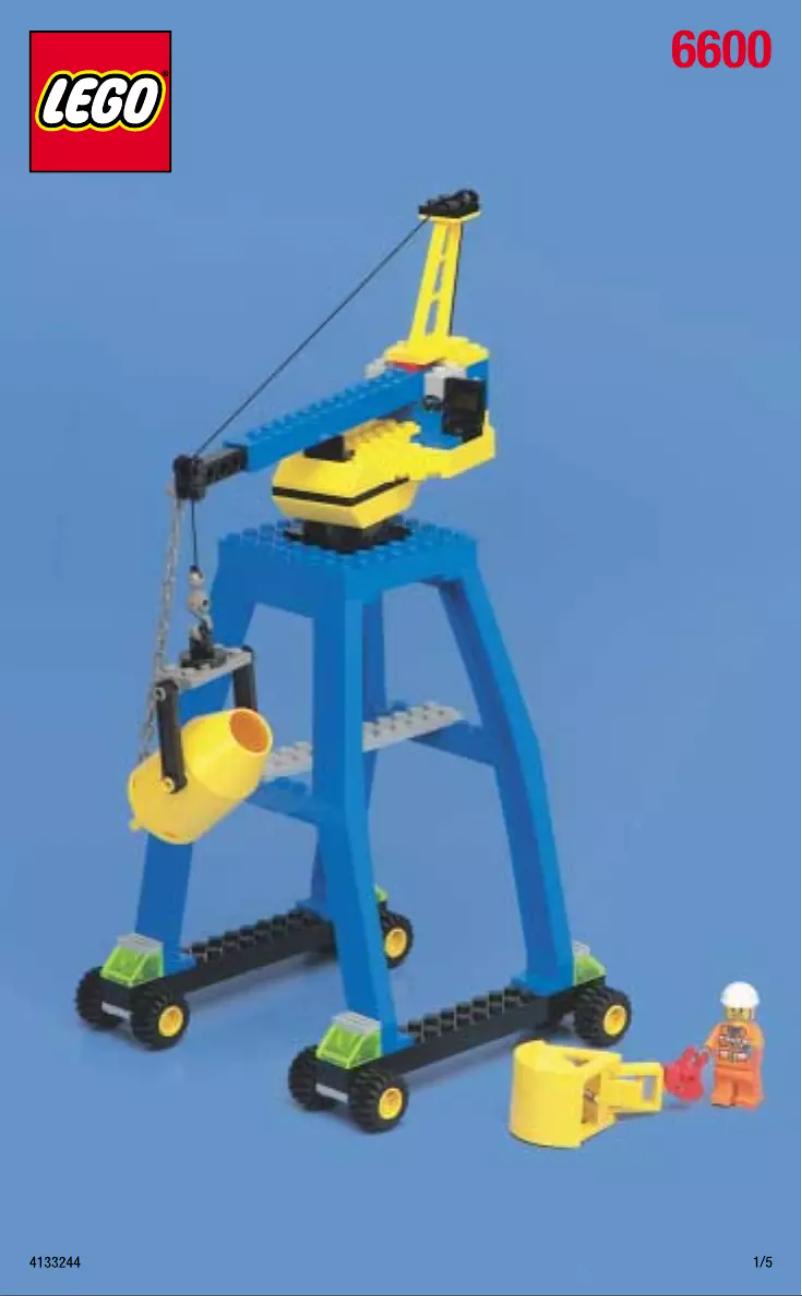 Page n°1 - Manuel utilisateur Lego City 6600