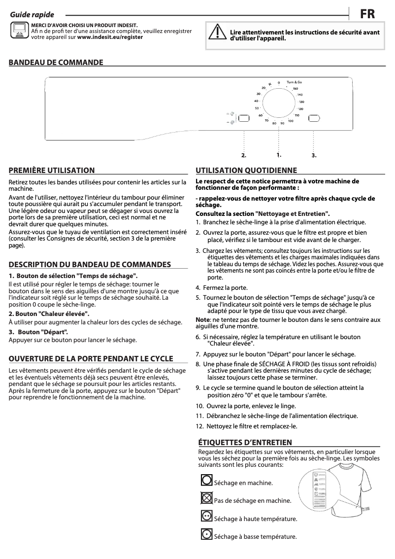 Image de la première page du manuel de l'appareil I1 D81W EE