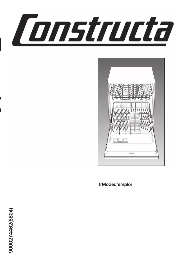 Page n°1 - Manuel utilisateur Constructa CG545J5