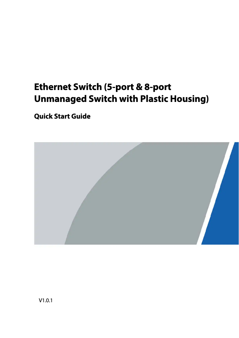 Page 1 de la notice Guide de démarrage rapide Dahua Technology PFS3008-8GT-L
