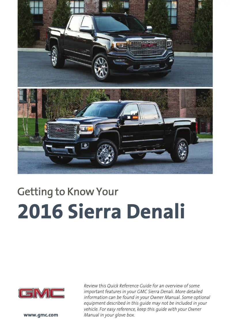Image de la première page du manuel de l'appareil Sierra HD (2016)