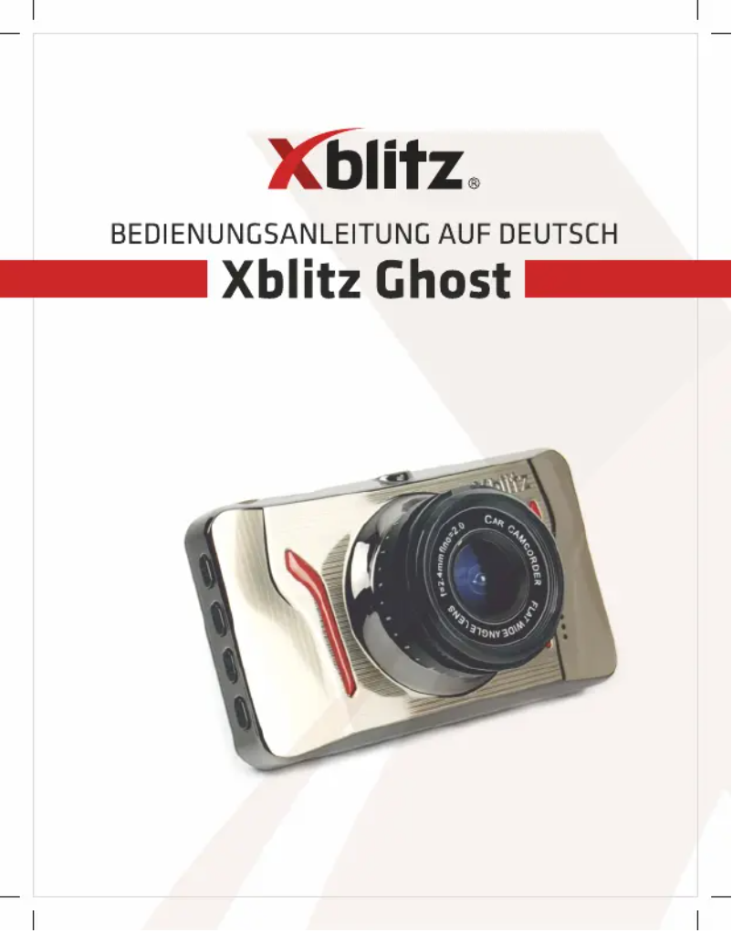 Image de la première page du manuel de l'appareil Ghost