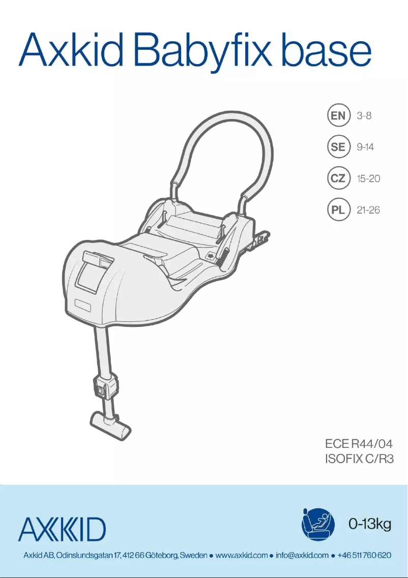 Image de la première page du manuel de l'appareil Babyfix