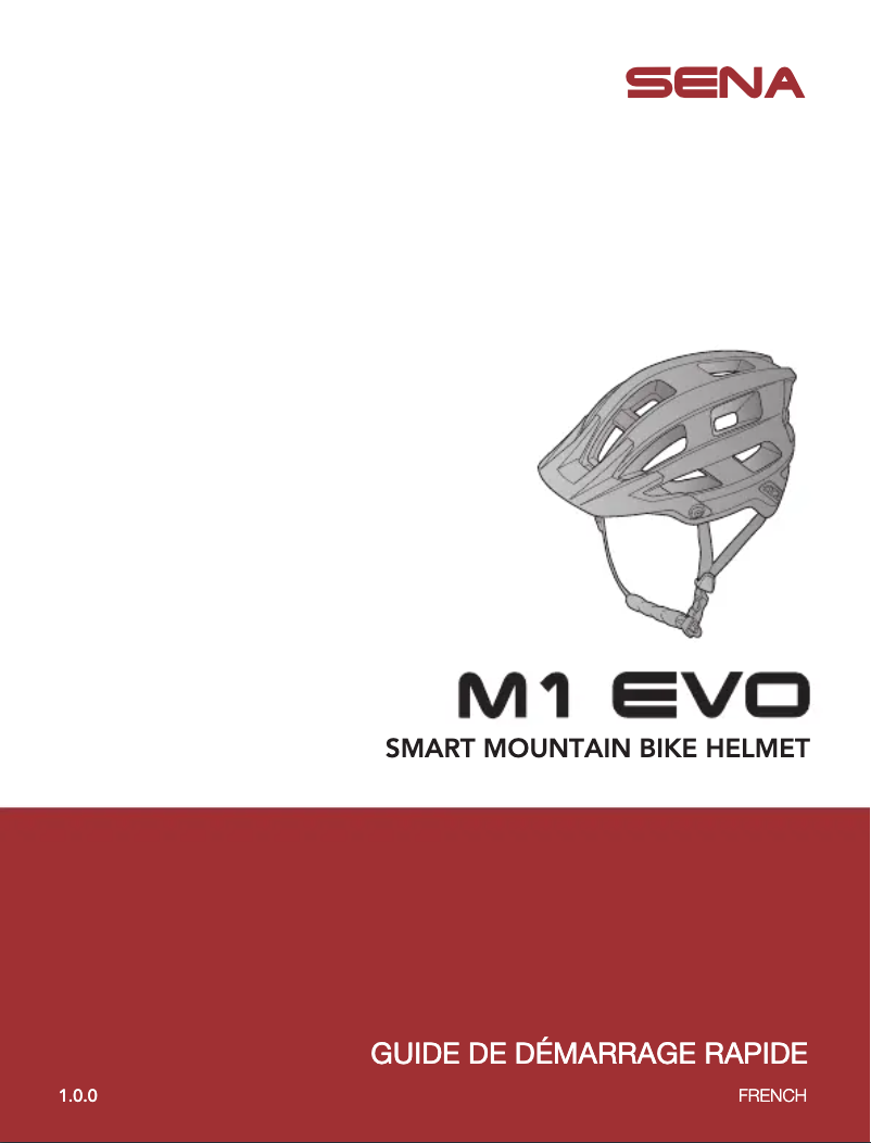 Page 1 de la notice Guide de démarrage rapide Sena M1 EVO