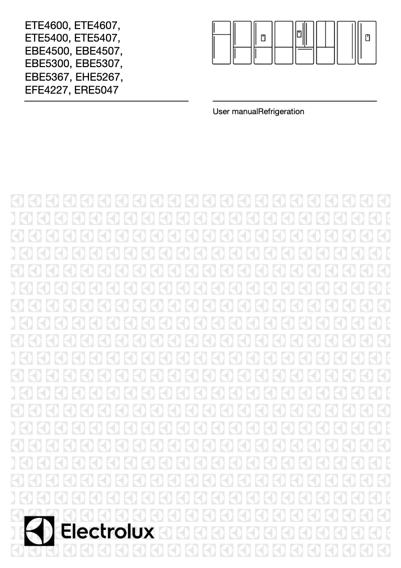 Page 1 de la notice Manuel utilisateur Electrolux ETE5407