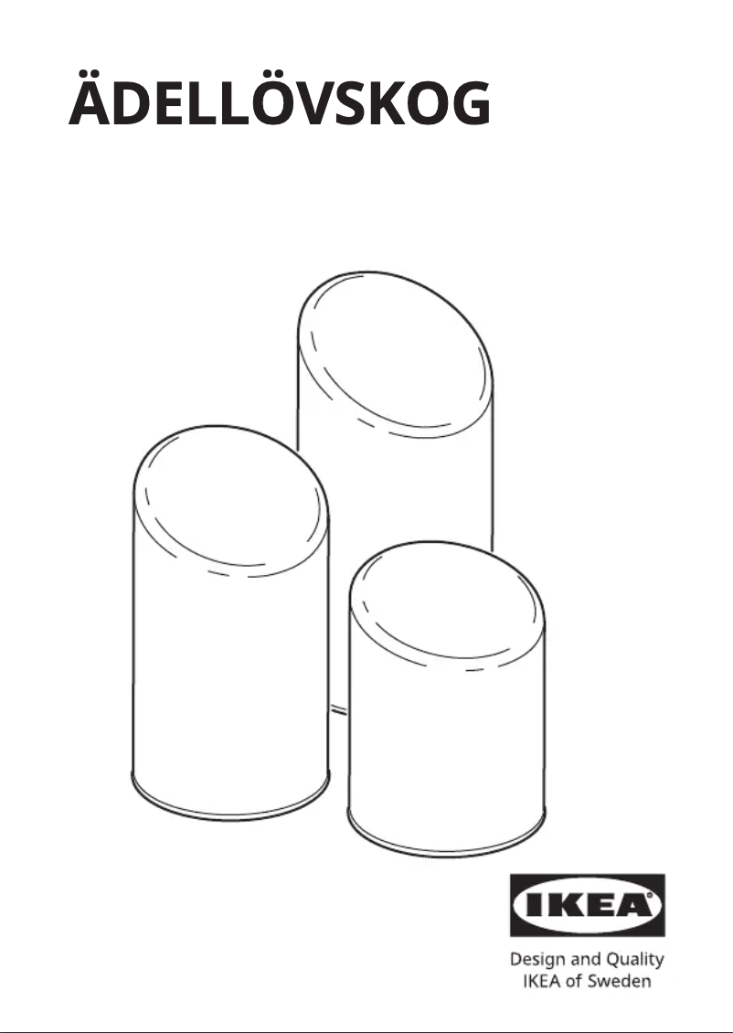 Image de la première page du manuel de l'appareil ÄDELLÖVSKOG 805.301.52