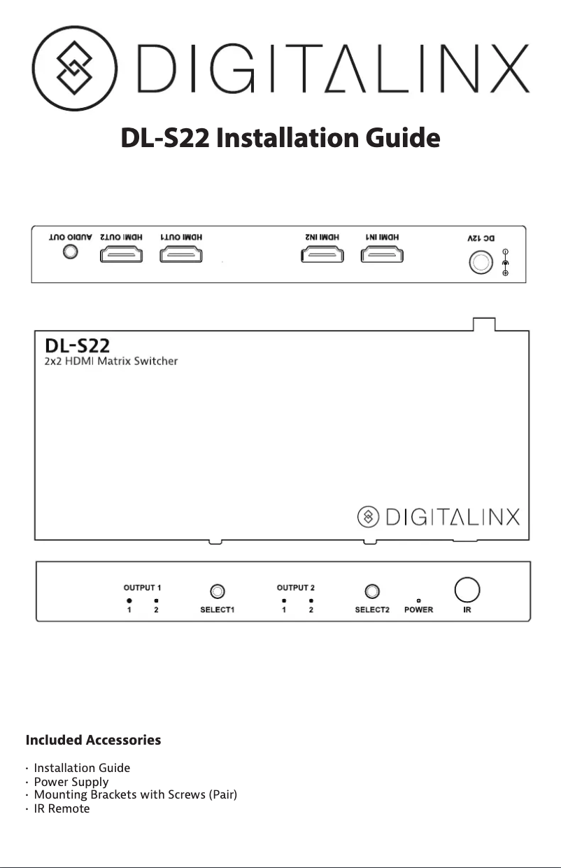 Page 1 de la notice Manuel utilisateur Liberty DL-S22