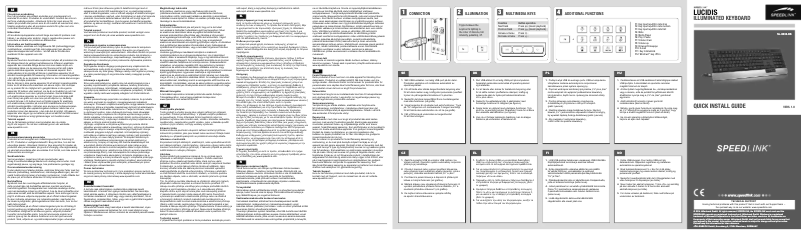 Page n°1 - Manuel utilisateur Speed-Link LUCIDIS