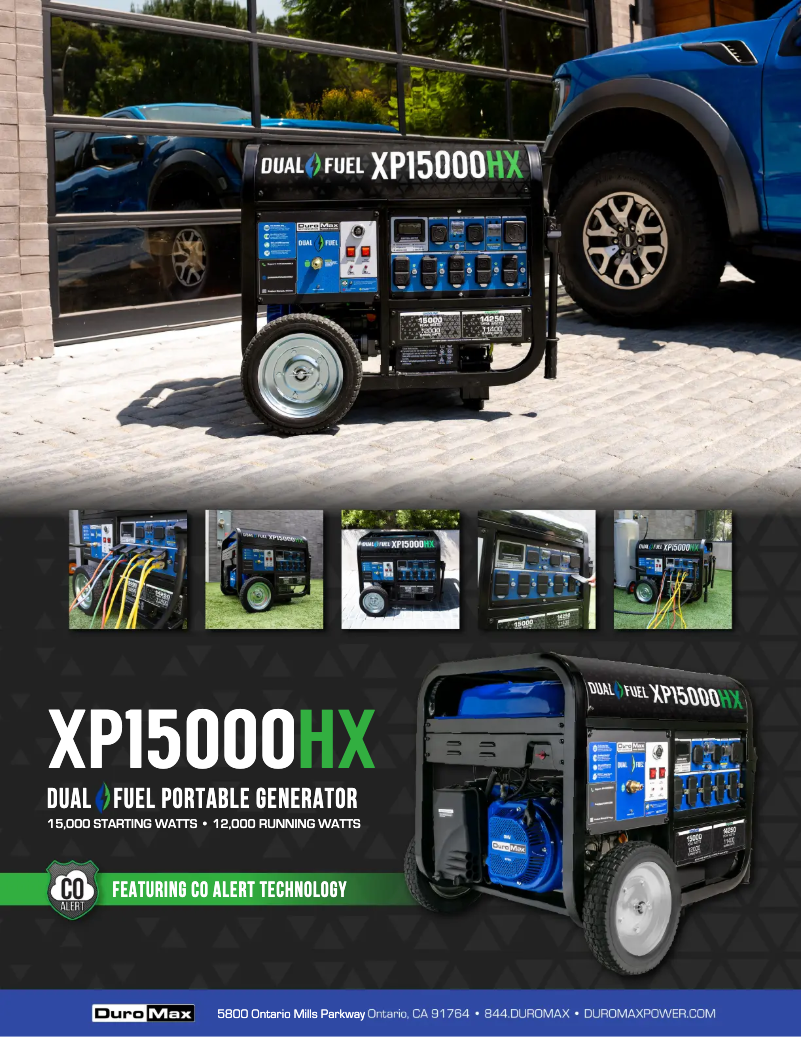 Image de la première page du manuel de l'appareil XP15000HX