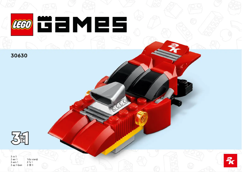 Page 1 de la notice Manuel utilisateur Lego Games 30630