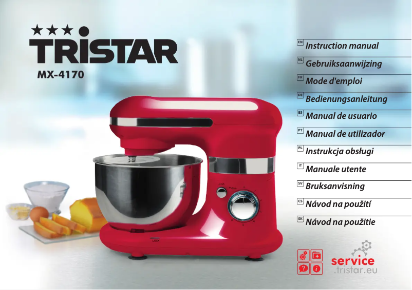 Page n°1 - Manuel utilisateur TriStar MX-4170