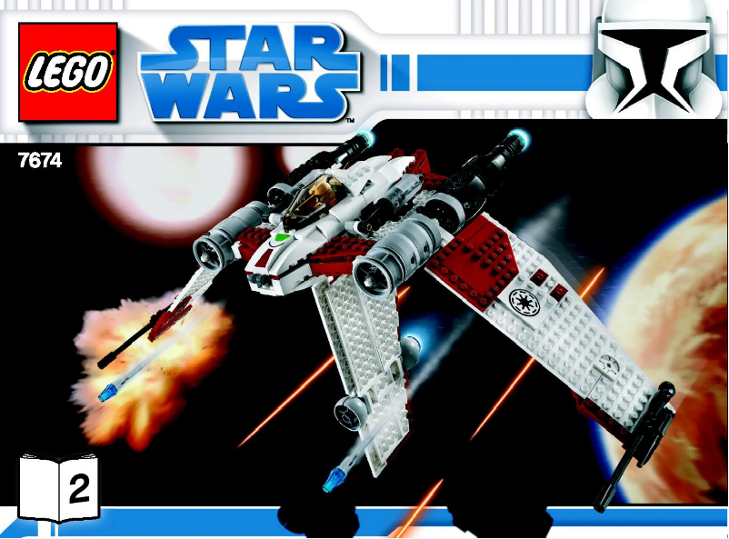 Page n°1 - Manuel utilisateur Lego Star Wars 7674