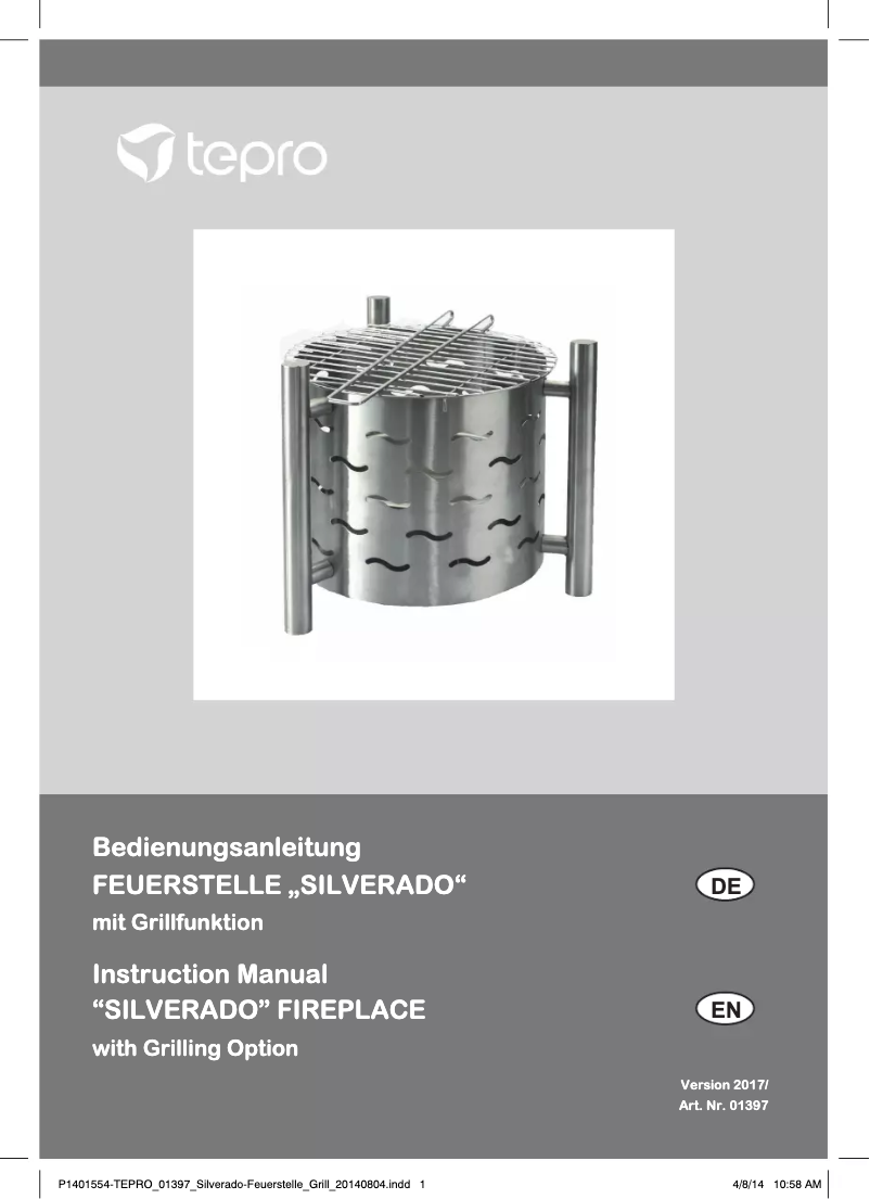 Image de la première page du manuel de l'appareil Silverado