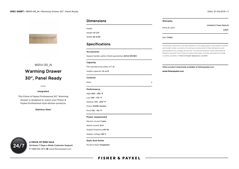 Image de la première page du manuel de l'appareil WDVI30N