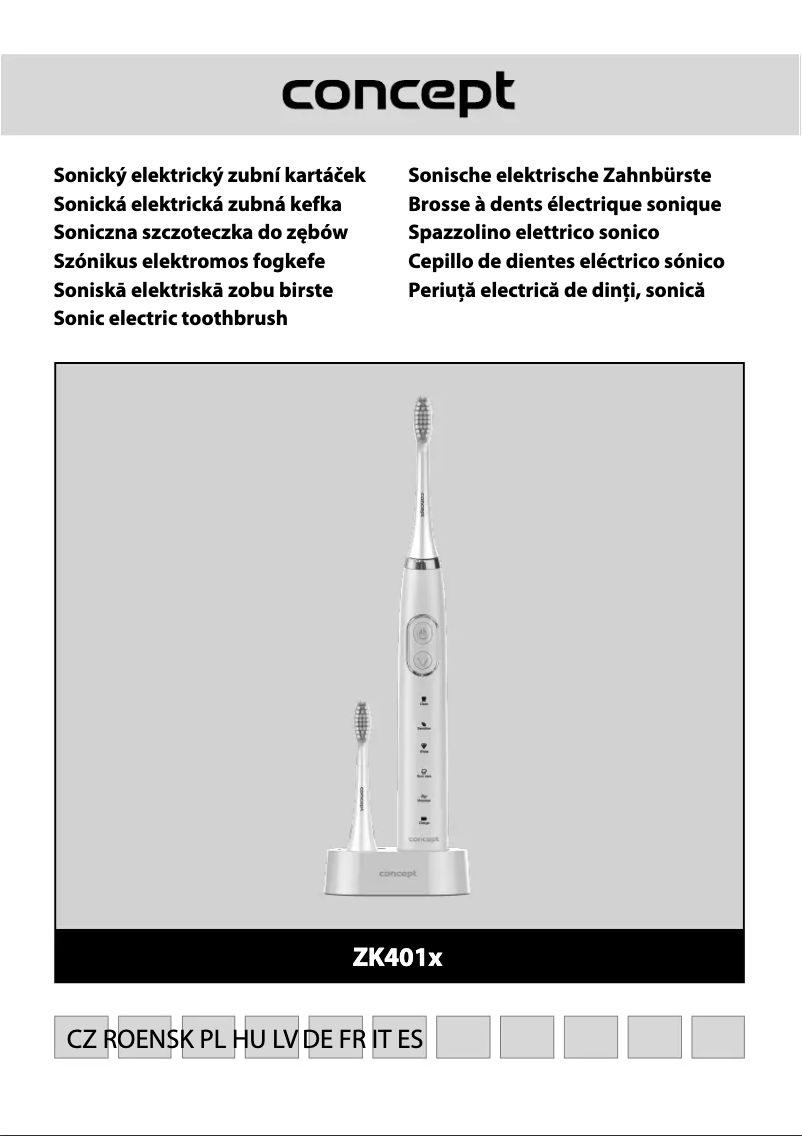 Page 1 de la notice Manuel utilisateur Concept Perfect Smile ZK4012