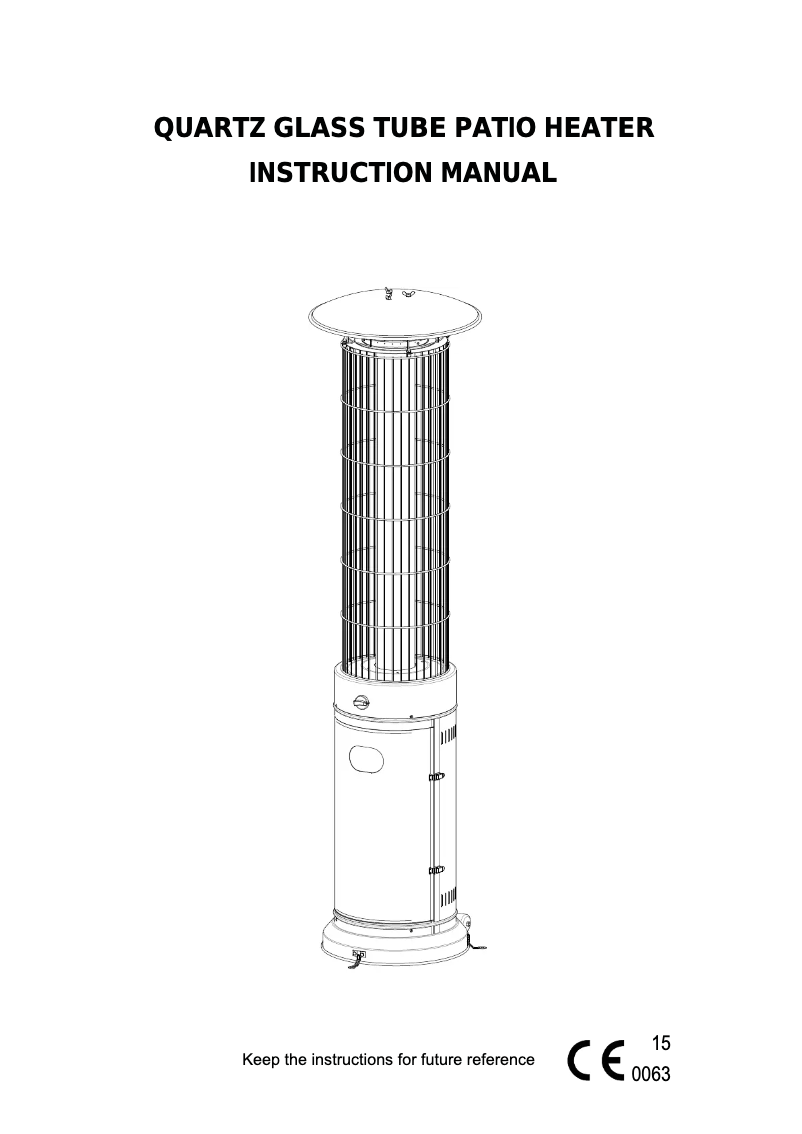 Página 1 del manual Manual de usuario Just Fire Circle Heater 2.1