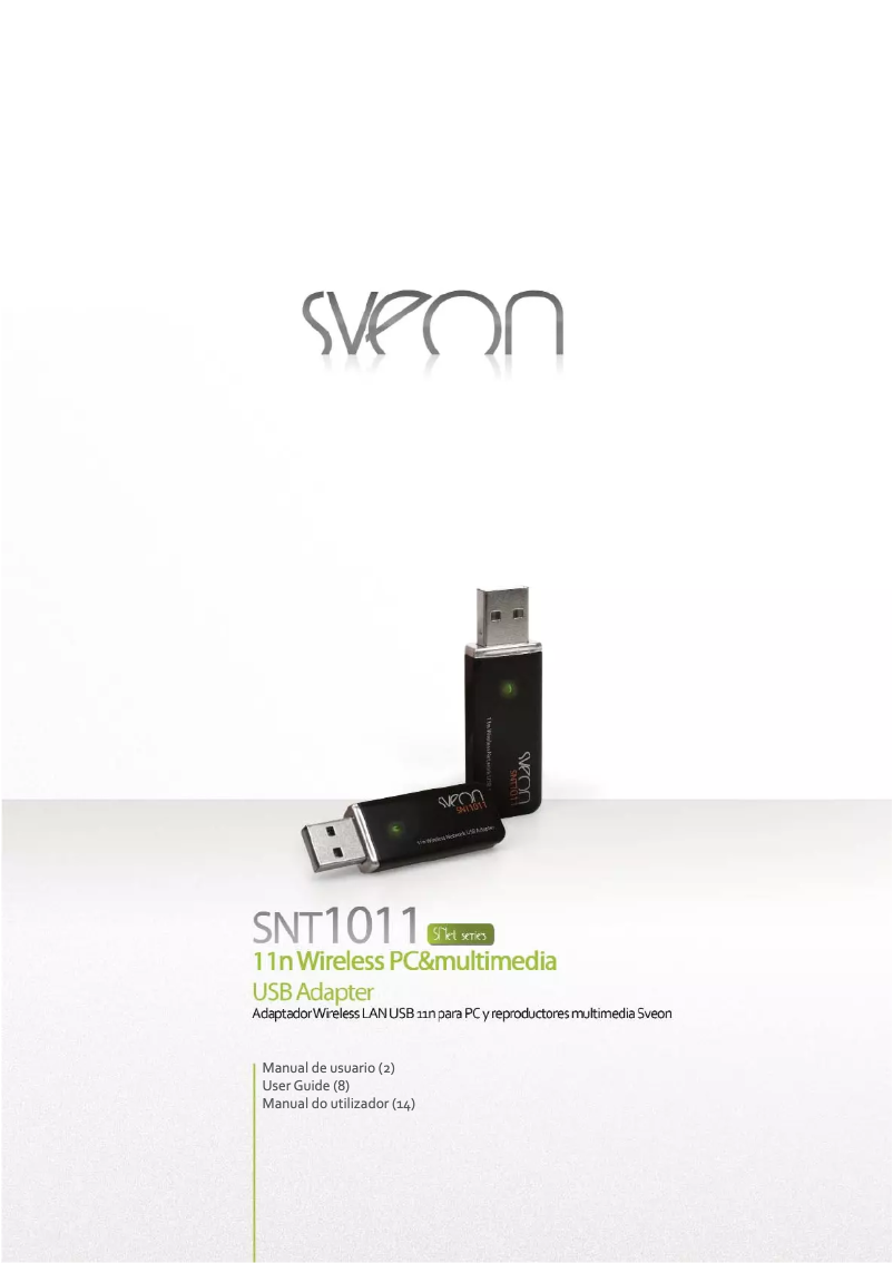 Page n°1 - Manuel utilisateur Sveon SNT1011