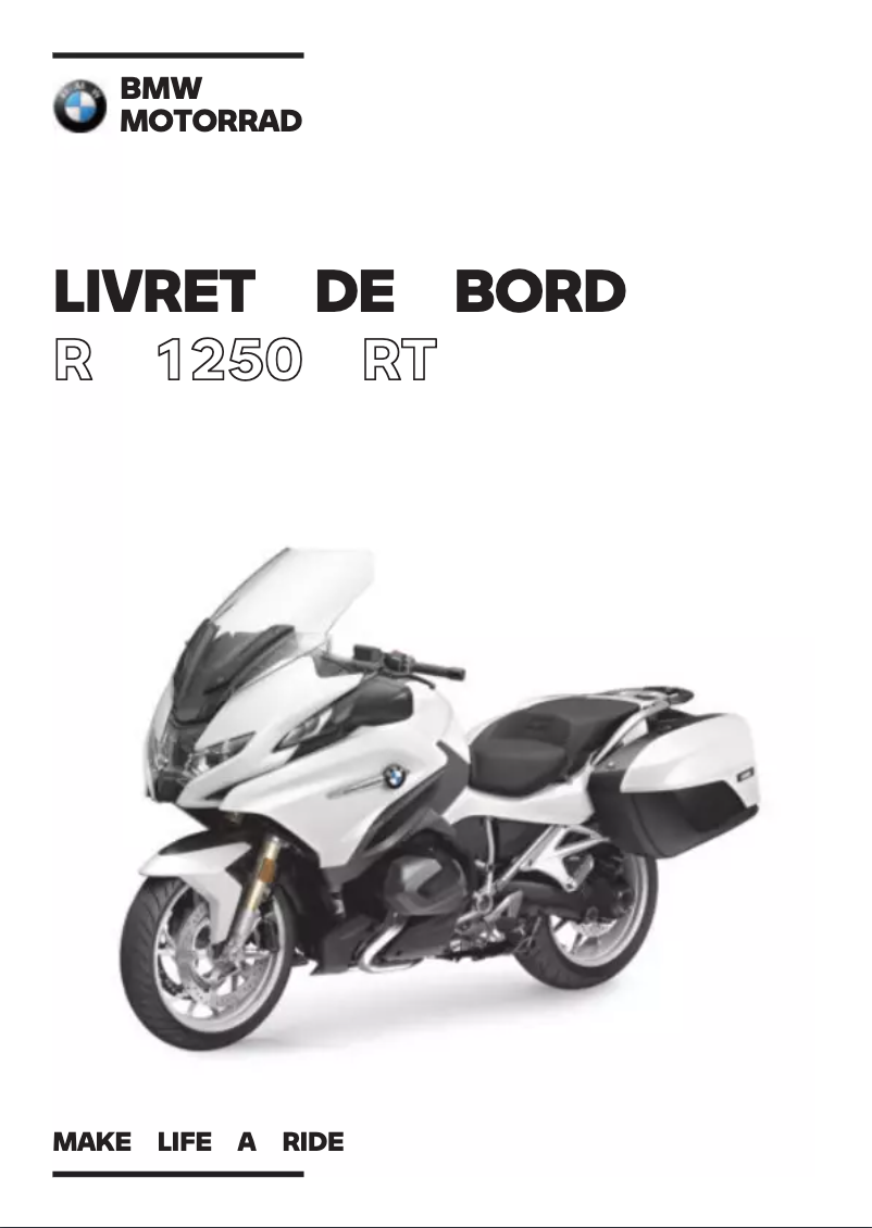 Página 1 del manual Manual de usuario BMW R 1250 RT (2020)