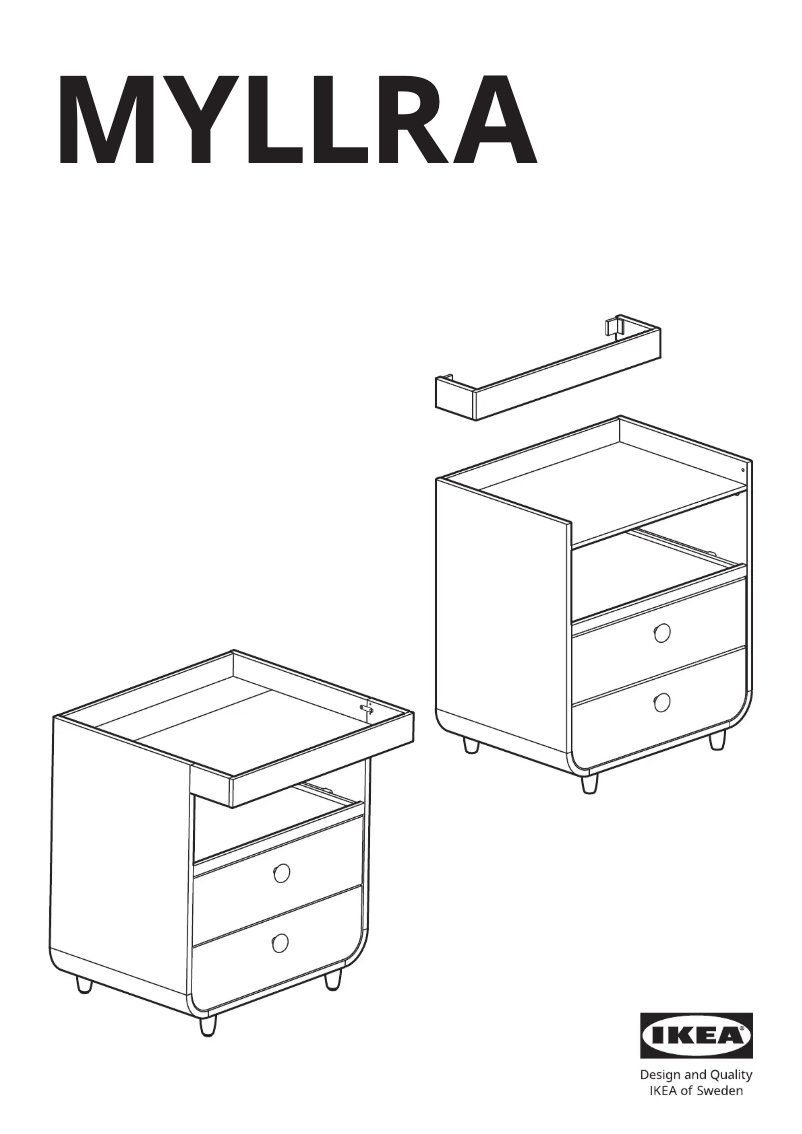 Page 1 de la notice Manuel utilisateur Ikea MYLLRA 703.992.61