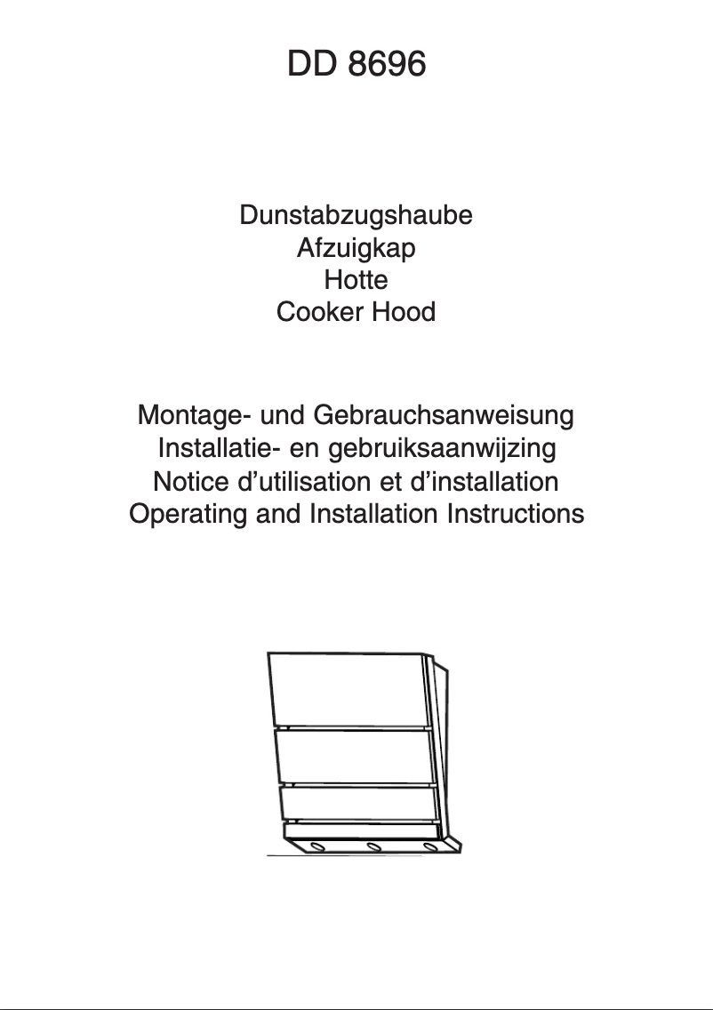 Image de la première page du manuel de l'appareil DD 8696 A