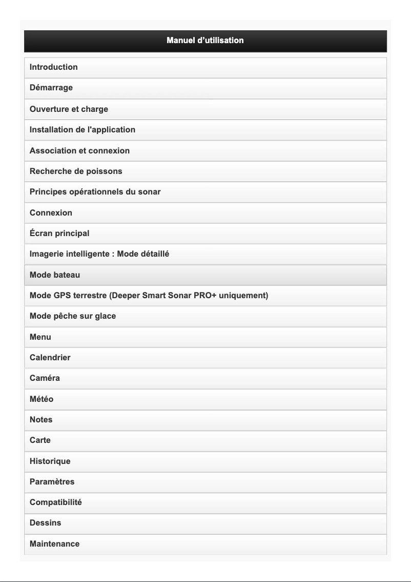 Página 1 del manual Manual de usuario Deeper Smart Sonar Pro