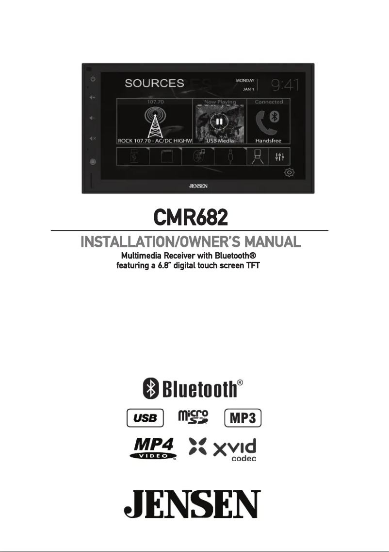 Image de la première page du manuel de l'appareil CMR682