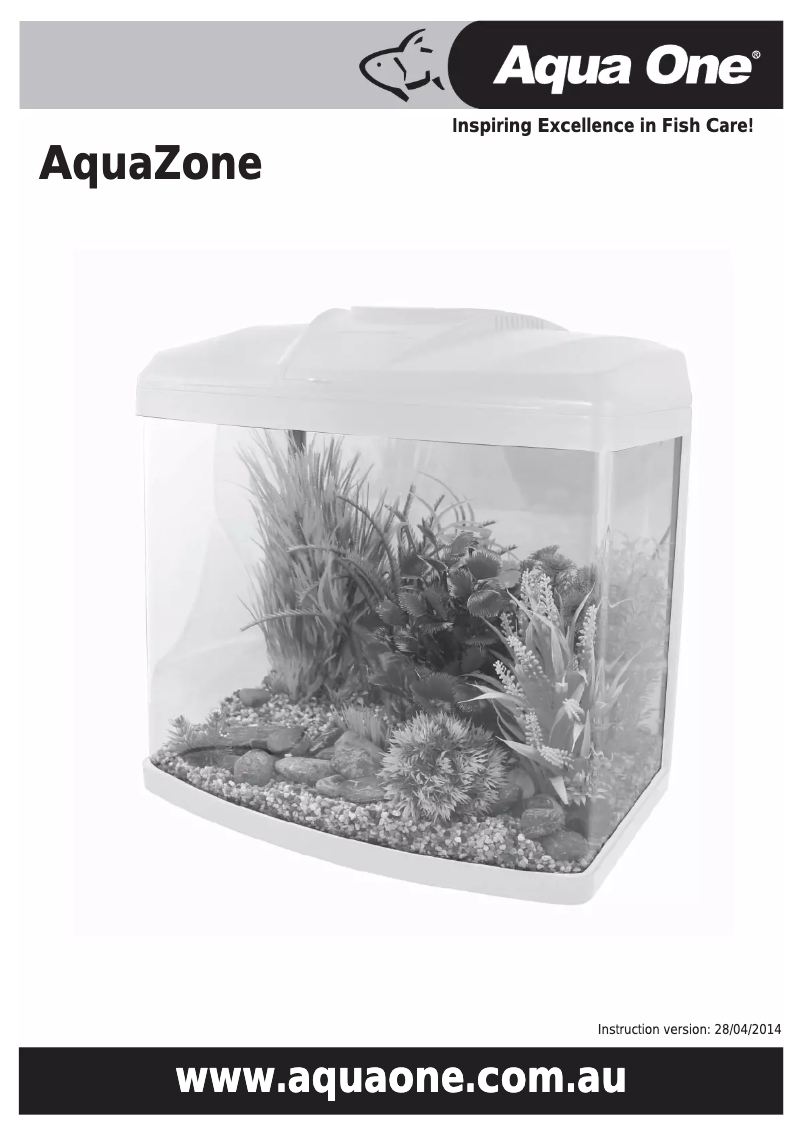 Page 1 de la notice Manuel utilisateur Aqua One AquaZone