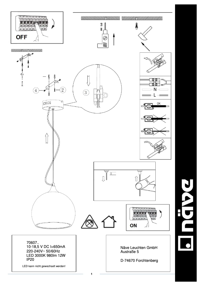 Page n°1 - Manuel utilisateur Näve Cusco