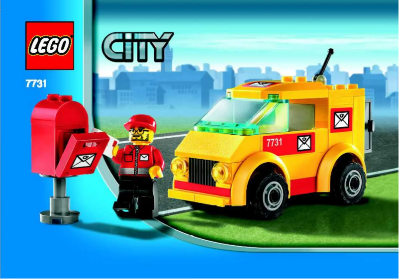 Page 1 de la notice Manuel utilisateur Lego Mail Van