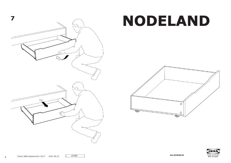 Página 1 del manual Manual de usuario Ikea NODELAND 904.962.75