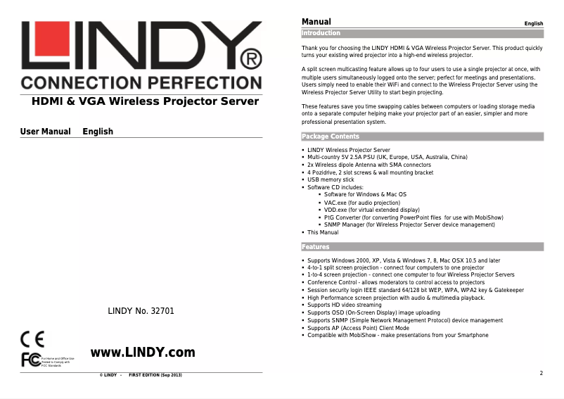 Image de la première page du manuel de l'appareil 32701